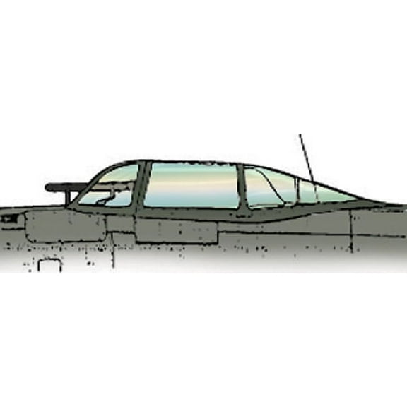 Ki-44 Tojo Vacuform Canopy for Hasegawa (1/72 model kit accessory)