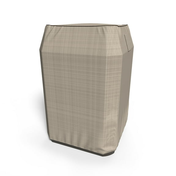 Budge 34"W 34"L Brown / Beige Patio Square AC Cover, English Garden