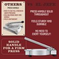 thumbnail image 5 of Concord EL JEFE 11" Stainless Steel Commercial Grade Tortilla Press, 5 of 9