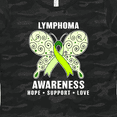 thumbnail image 4 of Inktastic Lymphoma Awareness Hope Support and Love Women's T-Shirt, 4 of 5