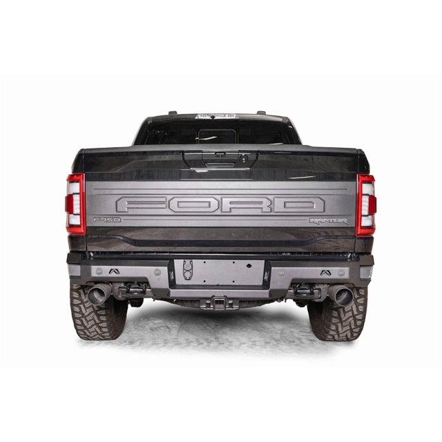 Convient 2021-2023 Ford F-150 Fab Fours Bumper FR21-W5351-1 Premium; Design en une Pièce; Ajustement Direct; Matériel de Montage Inclus; Conserve les Crochets de Remorquage d'Usine; Compatible avec Attelage Récepteur OEM