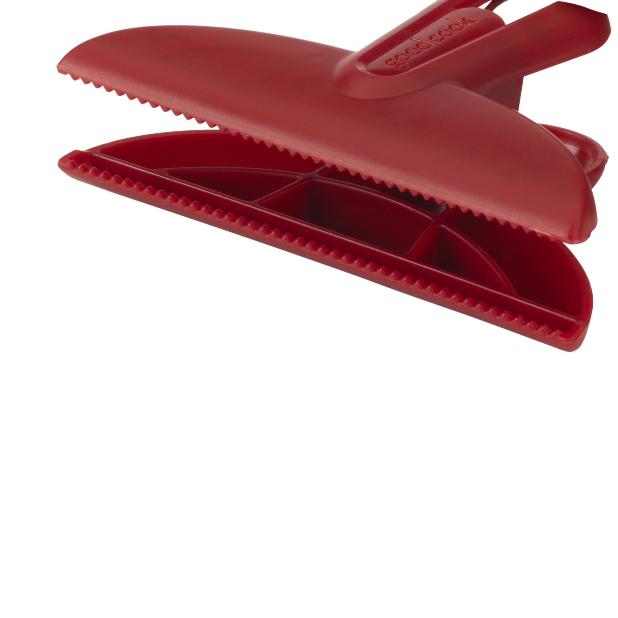 HIC Kitchen Large Bag Clips, Red, Set of 2