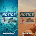 thumbnail image 5 of (2 Pack) Fire Sprinkler Riser Inside Sign, 5 of 7