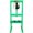 Green, variant on Universal E Track Tie Down Rail Kit for Trailers, Vans, Garages - 12PCS Steel Tie-Down System with O-Ring Anchors and Ratchet Straps, Silver