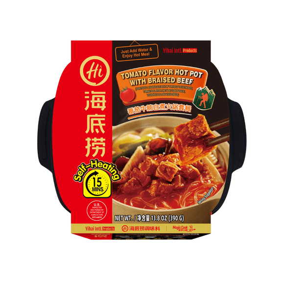 HaiDiLao (海底捞) Tomato and Beef Flavor For Hot Pot 13.1 Oz (372 g)