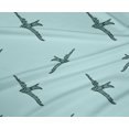 thumbnail image 4 of oneOone Polyester Lycra Fabric Bird Block Printed Fabric 1 Yard 56 Inch Wide, 4 of 4