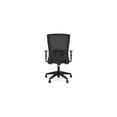 basyx VL541 Mesh HighBack Task Chair with Arms, Black