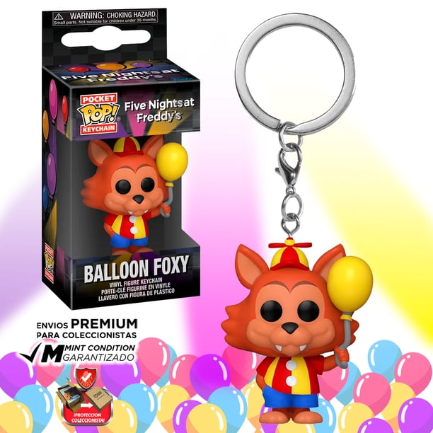 Llavero Funko Pop Foxy Balloon Five Nights At Freddys Videojuego Terror Original