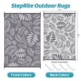 thumbnail image 2 of Alfombra de exterior StepRite, 183 x 274 cm, impermeable para patio, 2 of 7