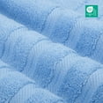 thumbnail image 3 of American Soft Linen Luxury Turkish Hand Towel Set, 100% Cotton 4 Piece Hand Face Towels for Bathroom and Kitchen, Sky Blue, 3 of 9
