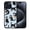 Black White Tuxedo Cat Playful Postures, variant on WIRESTER Shockproof Soft Rubber Cover Case for Apple iPhone 15 Pro Max 6.7" 2023, Siberian Husky Funny Playful Postures On Aero Blue Background