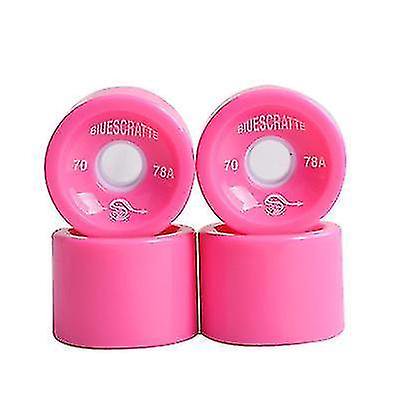 Rueda de monopatín Pu Ruedas de monopatín de doble deformación Brush Street Skate Ruedas de patinaje???Rosa??‰ LingWen 1327533387934