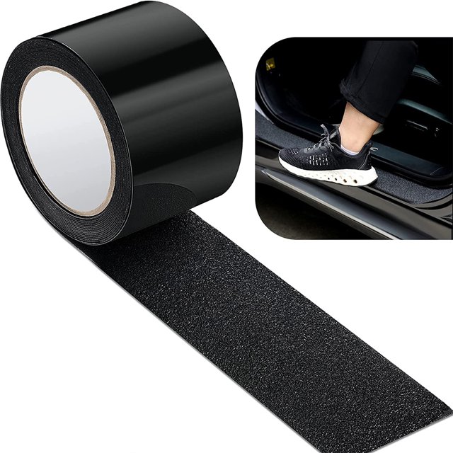 Protector De Umbral De Puerta De Coche De Fibra De Carbono De 16.4 Pies, Protector De Entrada Autoadhesivo Anticolisión Antideslizante Texturizado Protector De Umbral De Puerta De Coche Para Capó De P Muyoka Hogar