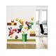thumbnail image 1 of 2-Pack for Nintendo New Super Mario Bros Build a Scene Peel and Stick Wall Decor Bedroom Sticker, 1 of 5