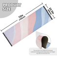 thumbnail image 5 of Yayeee Runner Rug for Bedroom 2'x6' Machine Washable Hallway Non Slip Mat, Abstract Blue, 5 of 8
