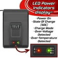 thumbnail image 2 of Banshee Single-Bay Charger Compatible with 18V Battery 1600A005B0, 2 of 6