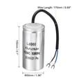 thumbnail image 2 of Uxcell CBB60 40uF Running Capacitor, 2pcs AC 450V 2 Wires 50/60Hz Cylinder 105x50mm, 2 of 5