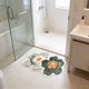 thumbnail image 4 of Yhmxh Alfombrillas de baño para baño Alfombra de baño Alfombra de cachemira sintética de forma irregular de 23,6 x 15,7 pulgadas Decoración del baño, 4 of 5