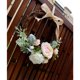 thumbnail image 5 of De La De Artificial De 2pcs De La Frente Crema De La Decoración De BLESIY guirnalda de flores, 5 of 8