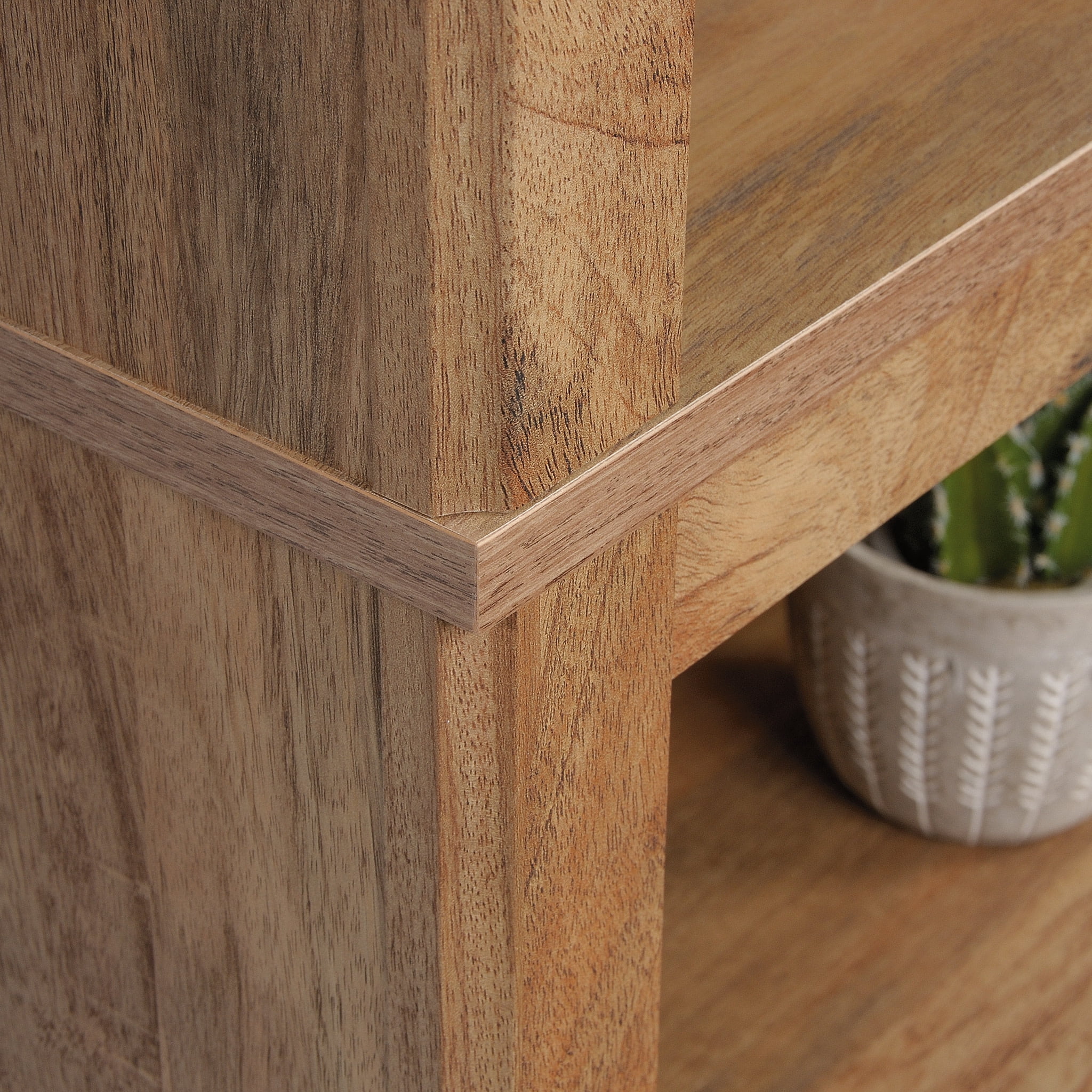 Sauder Engineered Wood 5-Shelf Tall Bookcase in Sindoori Mango/Brown