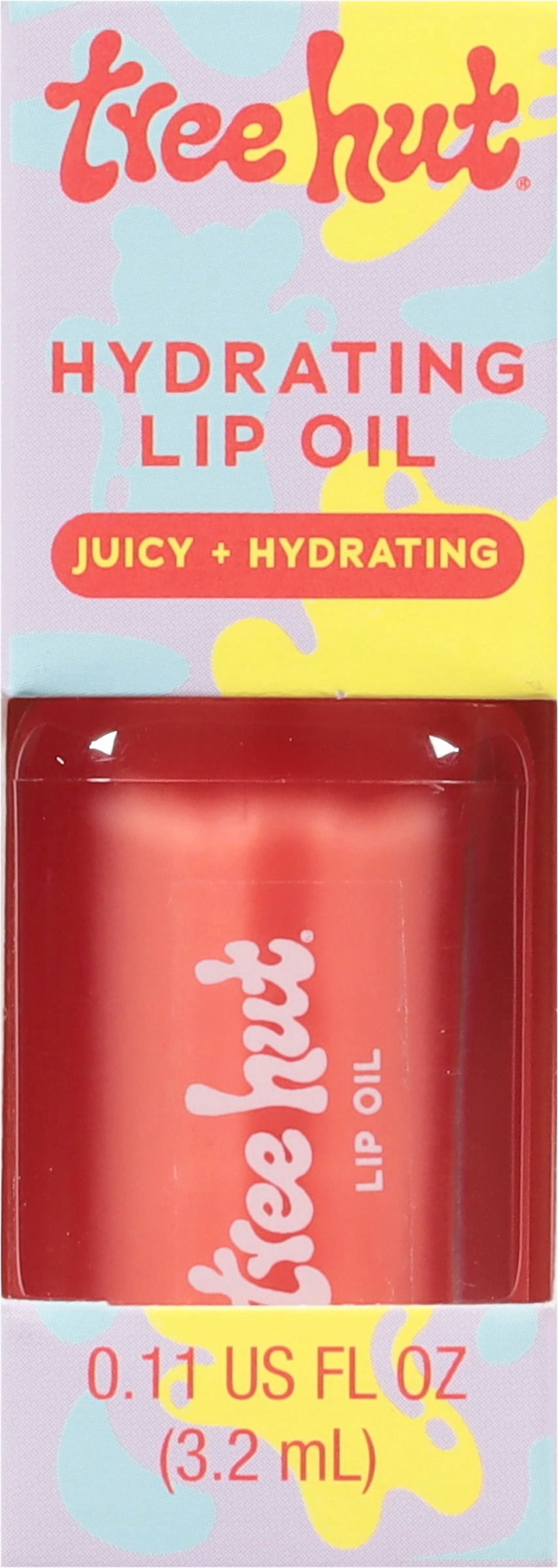 Tree Hut Jelly Bear Hydrating Lip Oil, Sheer Tint with High Shine, 0.16 fl oz