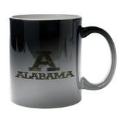 KuzmarK Black Heat Morph Color Changing Coffee Cup Mug 11 Ounce - Alabama Camouflage