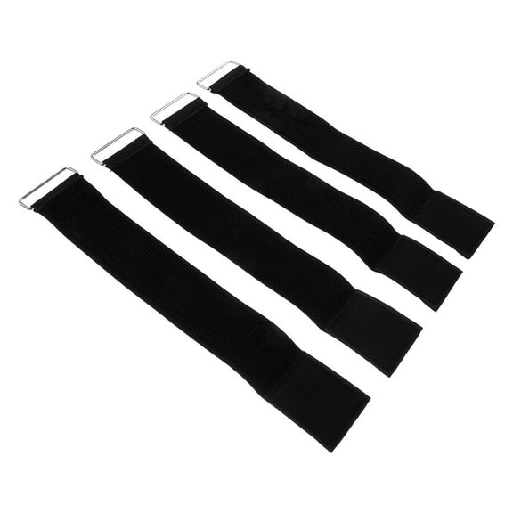 UPOUART 4Pcs Universal Compatible Leg Exerciser Foot Straps Adjustable Elastic Bands for Home Use