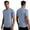 Blue, variant on Men's Moisture Wicking Breathable Active Performance Tech T-Shirts Workout Shirt with Short Sleeve Size 3XL White