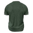 thumbnail image 5 of LWavelet Waffle Knit Men's T-Shirt Breathable for Everyday Casual and Relaxed Wear Army Green XL, 5 of 6