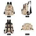 thumbnail image 4 of FORMRS Mini Backpack Purse for Women Quilted Travel Daypack Casual Shoulder Bag, Fall Book Shelf, 4 of 7