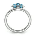 thumbnail image 2 of Sterling Silver Blue Topaz Ring, 2 of 8
