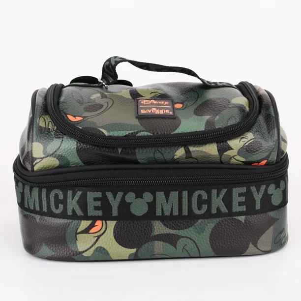 Mochila escolar Smiggle australiana auténtica, bonita mochila de Mickey verde militar de gran capacidad para estudiantes, bolsa de comida, regalo para estudiantes