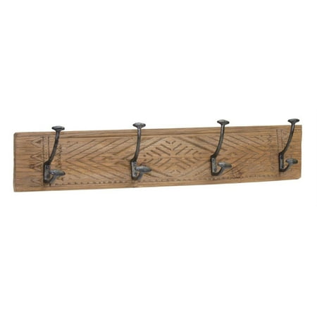 

Wall Hooks 27 L x 5 H Wood/Iron