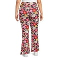 thumbnail image 4 of No Boundaries Women's Plus Flare Pant, 2 Pack, Sizes 1X-4X, 4 of 5