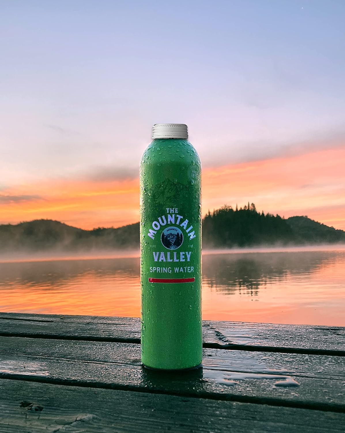 The Mountain Valley 750 mL Spring Water in Aluminum Can 12pk