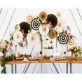 thumbnail image 5 of Party Hanging Paper Fans Decoration Set for Wedding Birthday Party Mother's Day Round Events Accessories Set of 8, 5 of 7