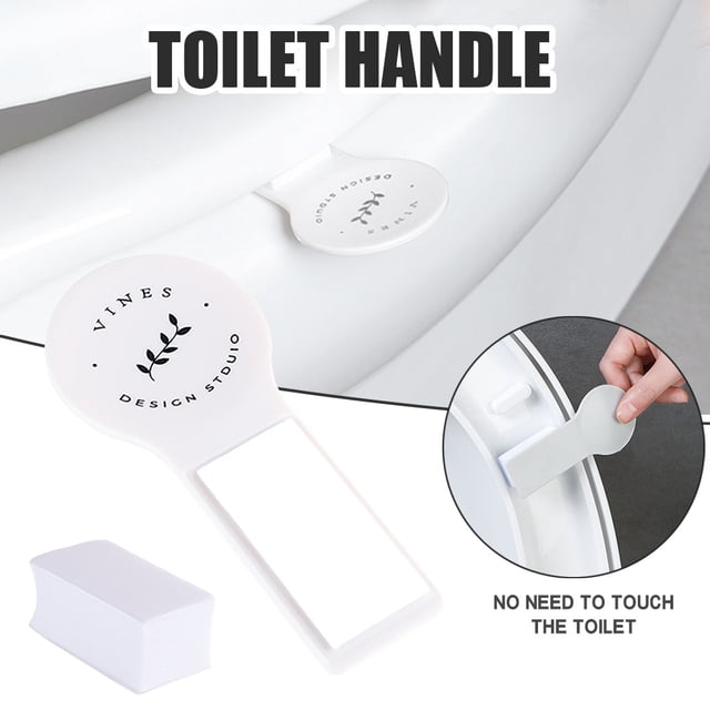 EGNMCR Toilet Cover Lifting Handle, Avoid Touching, For Cleaner And Healthier Use Contactless handle