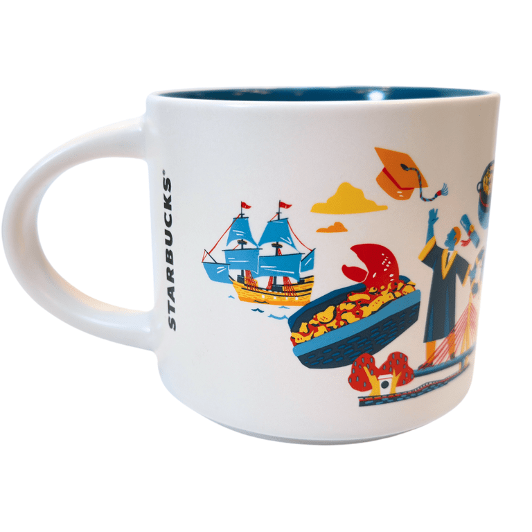 スターバックス　シティマグ Starbucks Discovery Series Massachusetts Ceramic Mug, 14 Oz