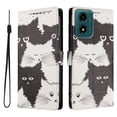 thumbnail image 1 of FOXDOCK Funda Tipo Cartera para Motorola Moto G04/G24/E14 con Soporte y Correa – Diseño de Patrones Lindos, 1 of 6