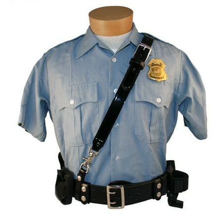 - Boston Leather 6511-3-XL-GLD Sam Browne Basket Weave Duty Belt Shoulder Strap