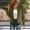 Army Green women's long sleeve zip jacket a1, variant on Women's Long Sleeve Zip Jacket Collared Casual Basic Solid Outerwear for Holiday Travel Fall Fashion Clothes, Coffee L