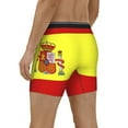 thumbnail image 2 of Men Spanish Flag Boxer Briefs Novelty Boxer Shorts Underwear No Fly, 2 of 7