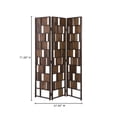 thumbnail image 3 of Moe's Home Collection 3-Panel Modern Wood Room Divider in Brown, 3 of 3