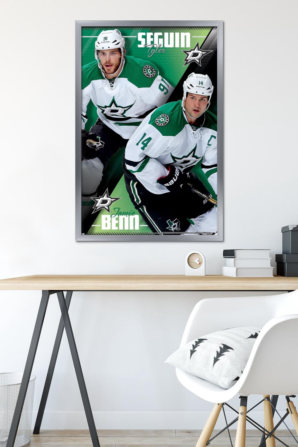 NHL Dallas Stars - Tyler Seguin and Jamie Benn 14 Wall Poster, 22.375" x 34", Framed