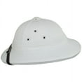thumbnail image 3 of French Pith Helmet - Big Head Version - ADJUSTABLE - White, 3 of 4