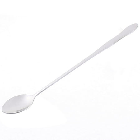 - Stainless Steel Tea Coffee Ice Cream Long Handle Spoon 20cm Length