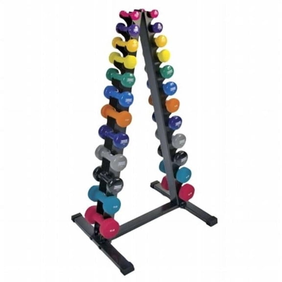 Neoprene-Vinyl Vertical Dumbbell Rack Only