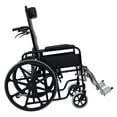 thumbnail image 3 of Silla de Ruedas Reclinable Magnimed MOD.OA8954 con Descansabrazos y Elevapiernas Desmontables, 3 of 9