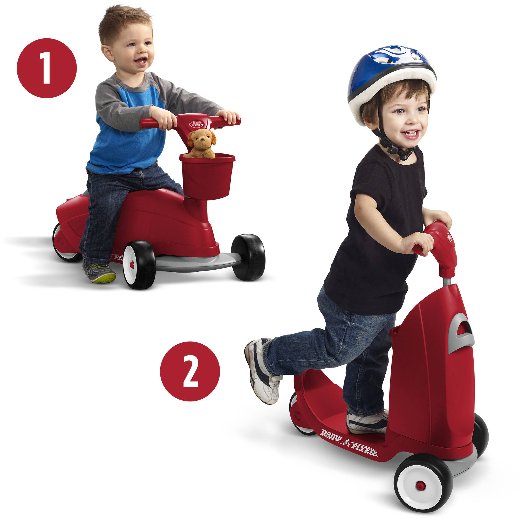 radio flyer scooter 2 in 1