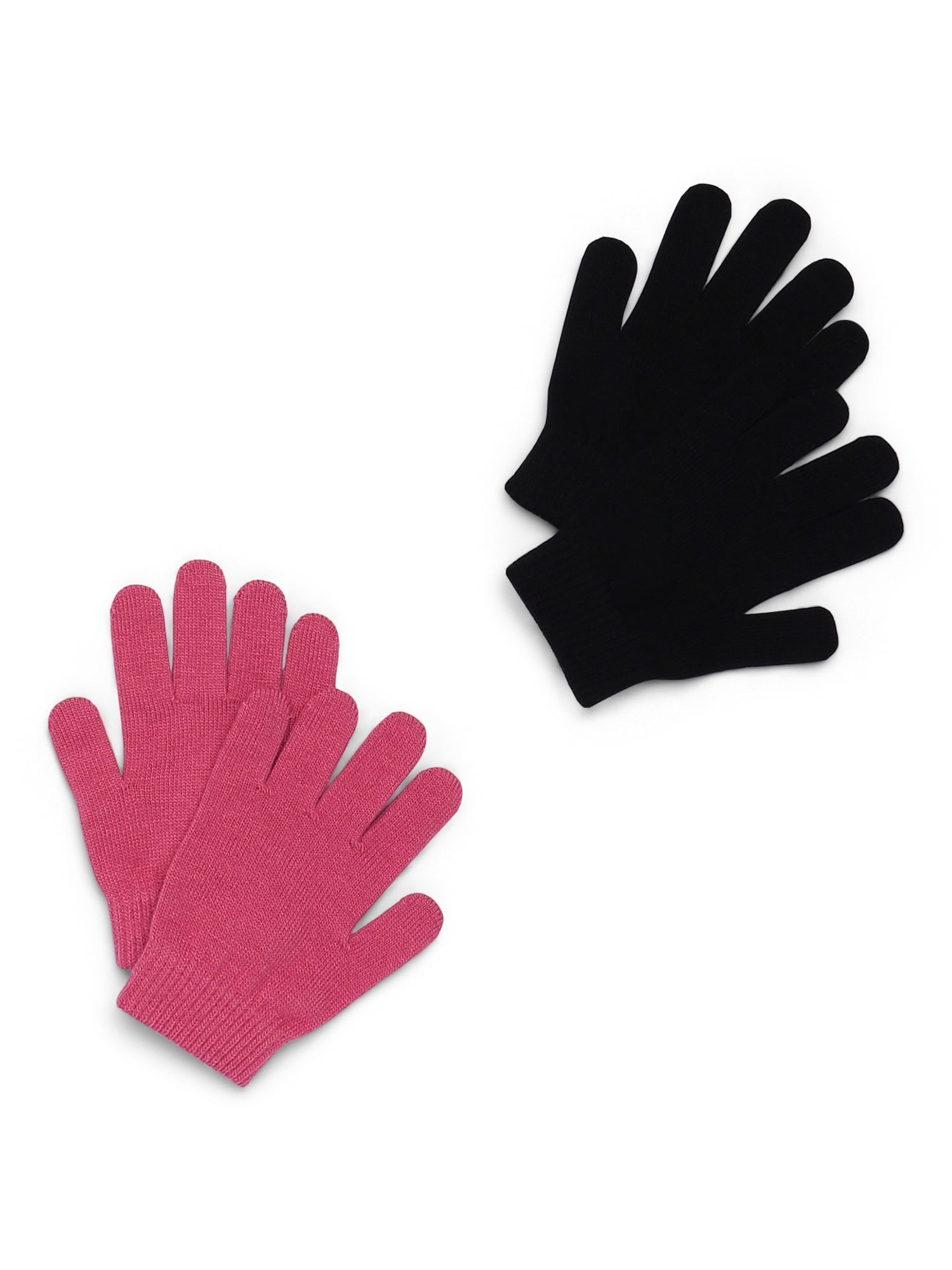 Wonder Nation Ribbed Beanie and Gloves Set, 3-Piece, Sizes 4-16 Years